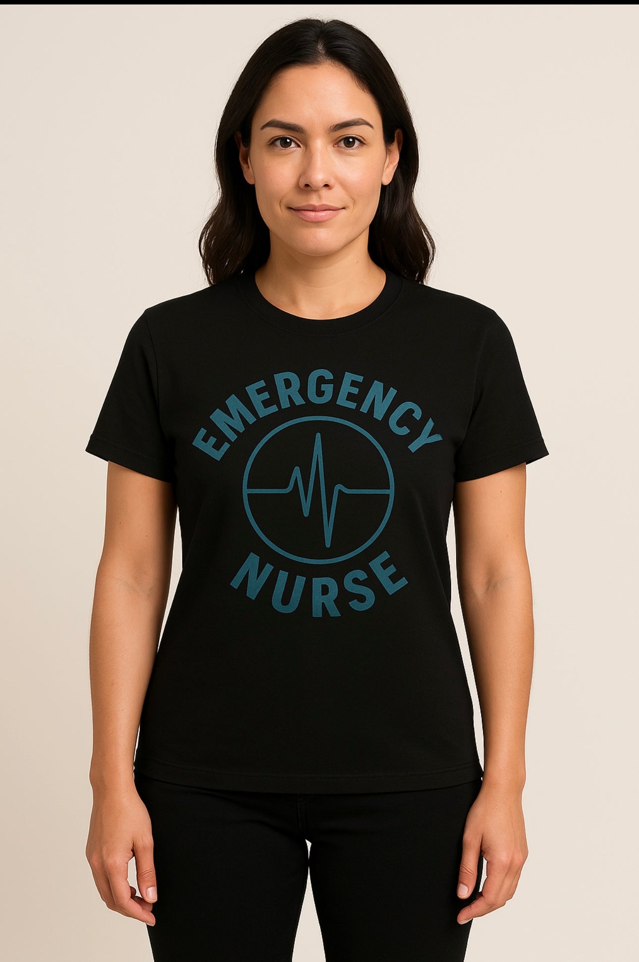 Frontliner T Shirt Black and Blue